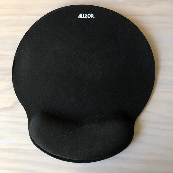Allsop Foam Mouse Pad/Wrist Rest Combo, Black, 9x10", Ergonomic Support - Picture 2 of 15